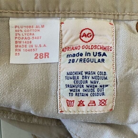 ADRIANO GOLDSCHMIED The Saga Women’s Capri Stretch Pants Size 28 - Picture 5 of 7